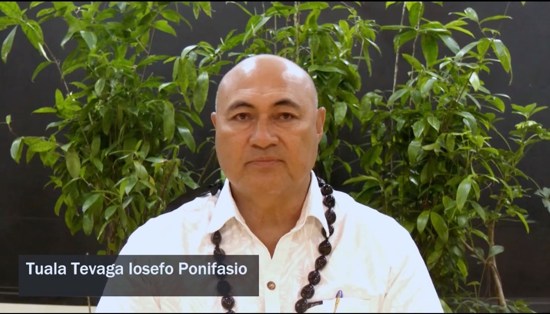 Hon Tuala Tevaga Iosefo Ponifasio
