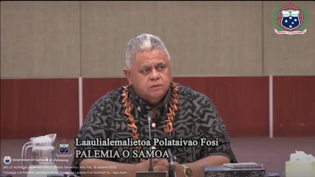 Hon PM, Laaulialemalietoa Leuatea Polataivao Fosi Schmidt