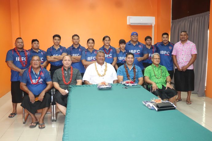 Samoa Weightlifting Federation Inc & Ministry of Sports & Recreation. Photo: Ministry of Sports & Recreation.
