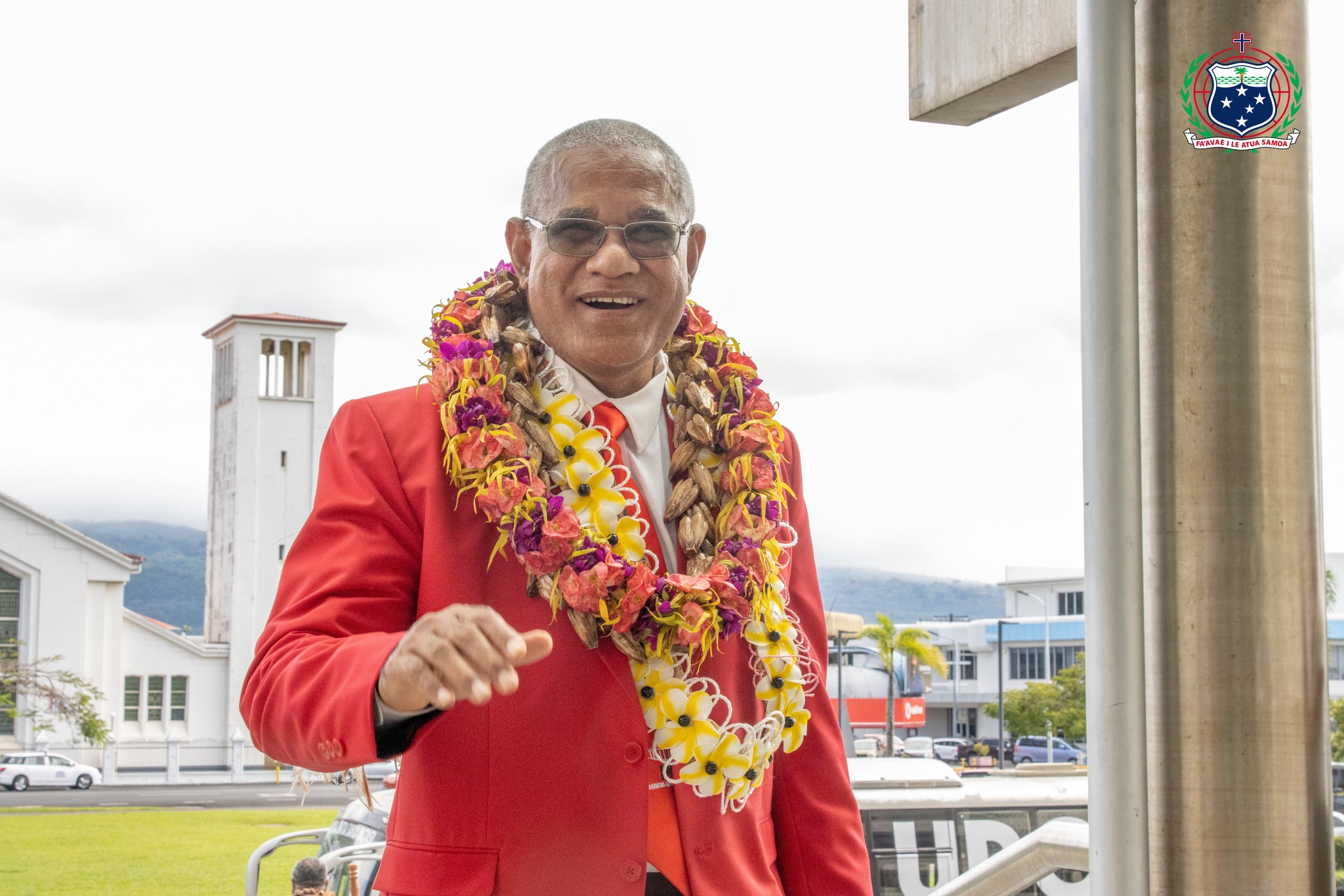 Minister of Revenue, Hon Pauga Te'omatavu'i Talalelei Pauga