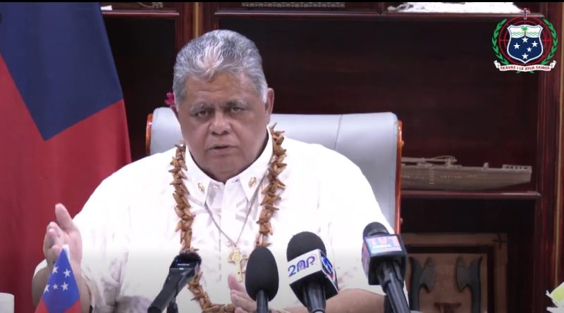 PM Hon Laaulialemalietoa Leuatea Polataivao Fosi Schmidt