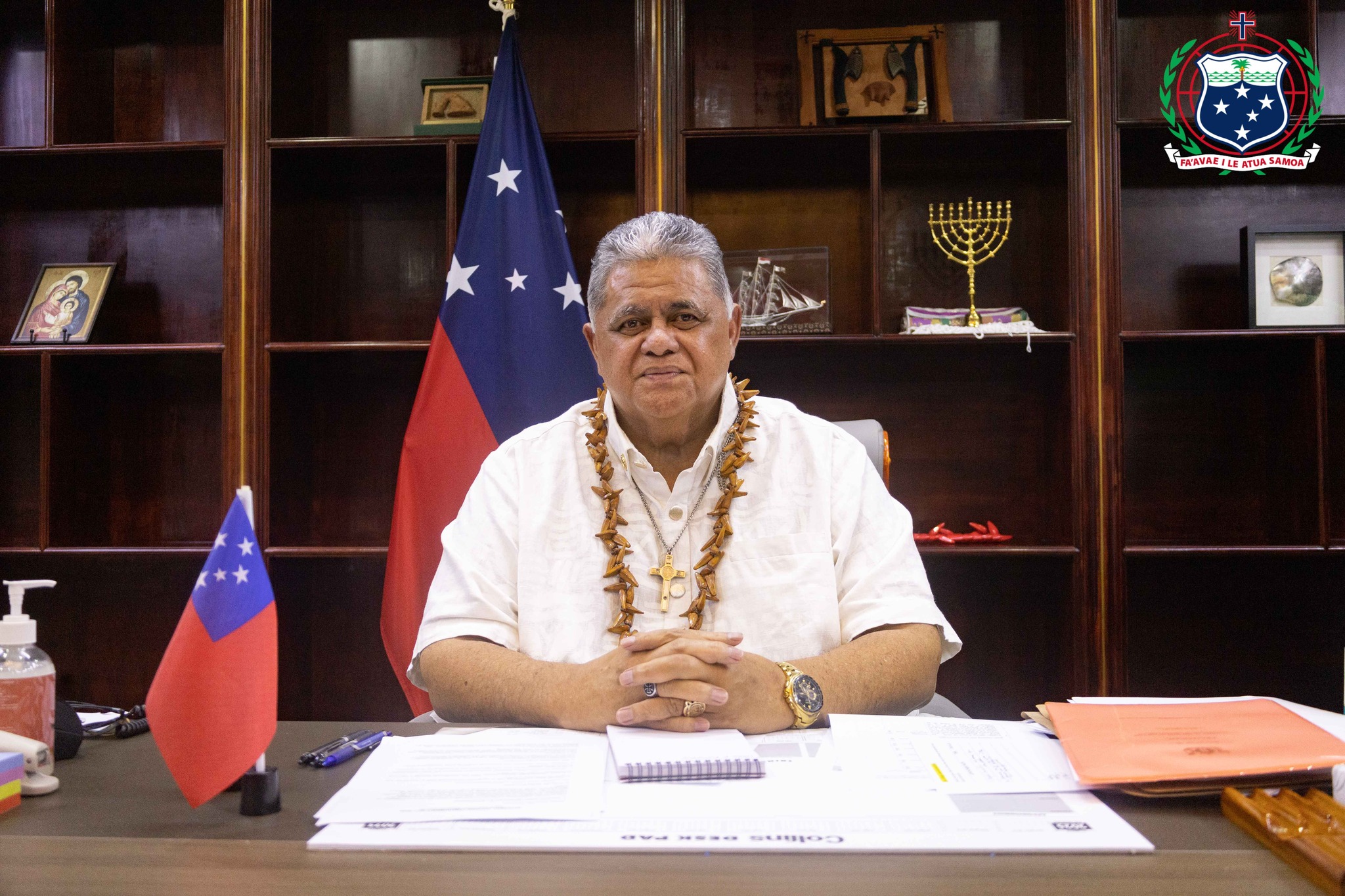 PM Hon Laaulialemalietoa Leuatea Polataivao Fosi Schmidt