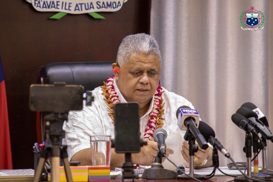 PM Hon Laaulialemalietoa Leuatea Polataivao Fosi Schmidt