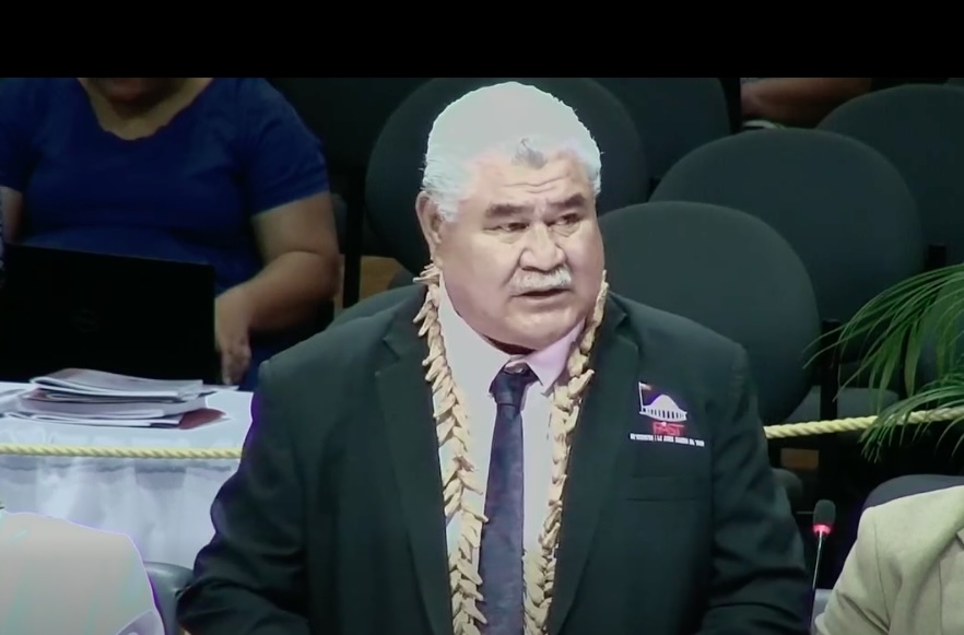 Minister of Justice and Court Administrations, Hon Fesola'i Apulu Tusiupu Tuigamala