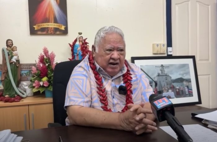 Hon Tuilaepa Lupesoliai Sailele Malielegaoi, leader of HRPP