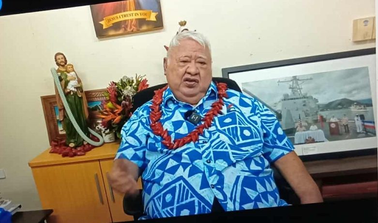 Leader of the Opposition Party, Hon Tuilaepa Lupesoliai Sailele Malielegaoi