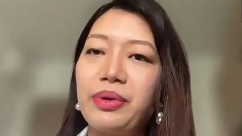 Pema Wangjom Thongdok said she was detained at Shanghai airport for 18 hours
