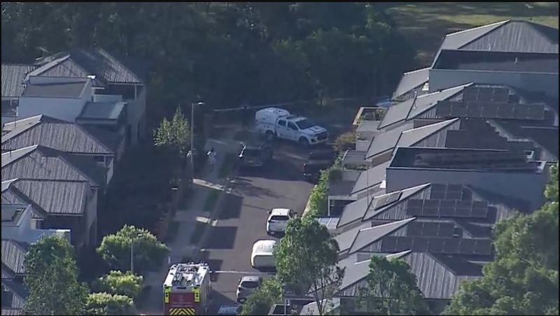 The attack happened behind a school in Sydney's north west.