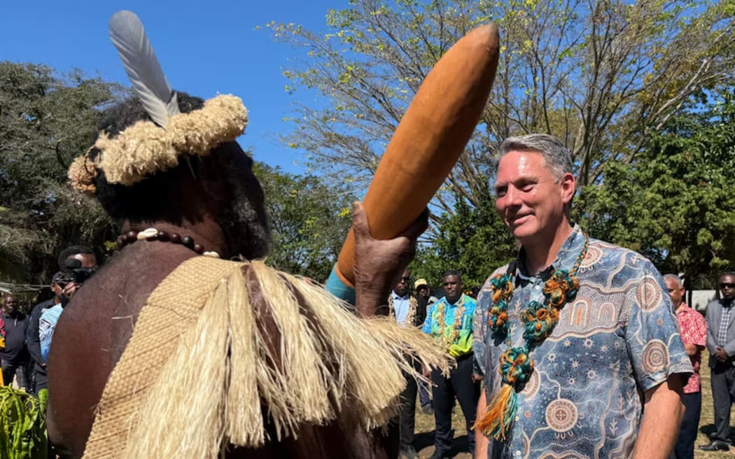 Australia and Vanuatu are expected to sign the monumental Nakamal Agreement. (ABC News- Lilyrose WelWel)