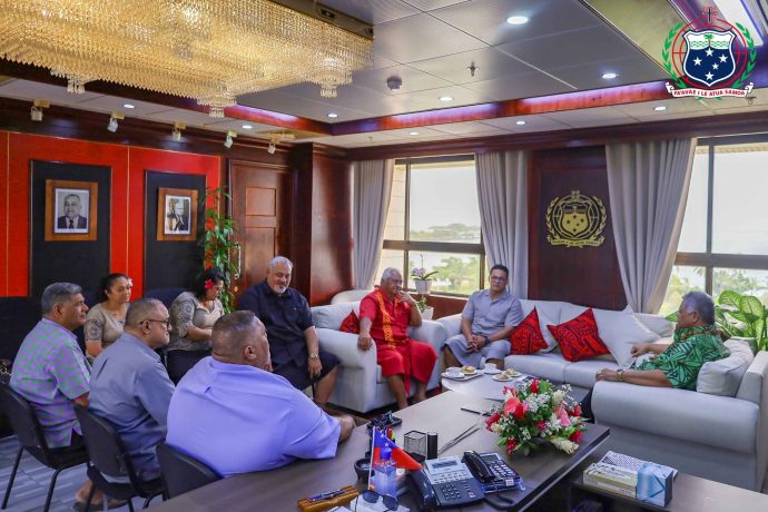 Delegation from American Samoa with Samoa PM