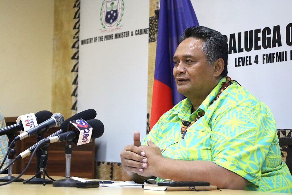 DPM Hon Toelupe Maoiautele Poumulinuku Onesemo