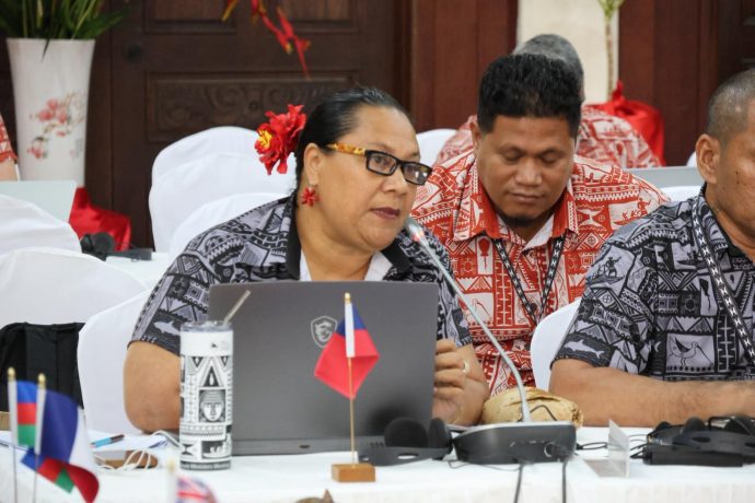 Fesola'i Faamanatu Molly Nielsen, represents Samoa in the second Pacific Disaster Risk Management Minisiterial and Managers meetings in Koror in Palau. November 2025