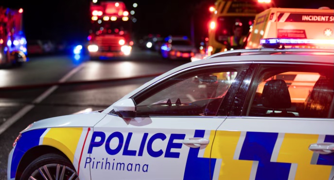 Emergency services wil remain in Rutherford St for sometime after the crash.