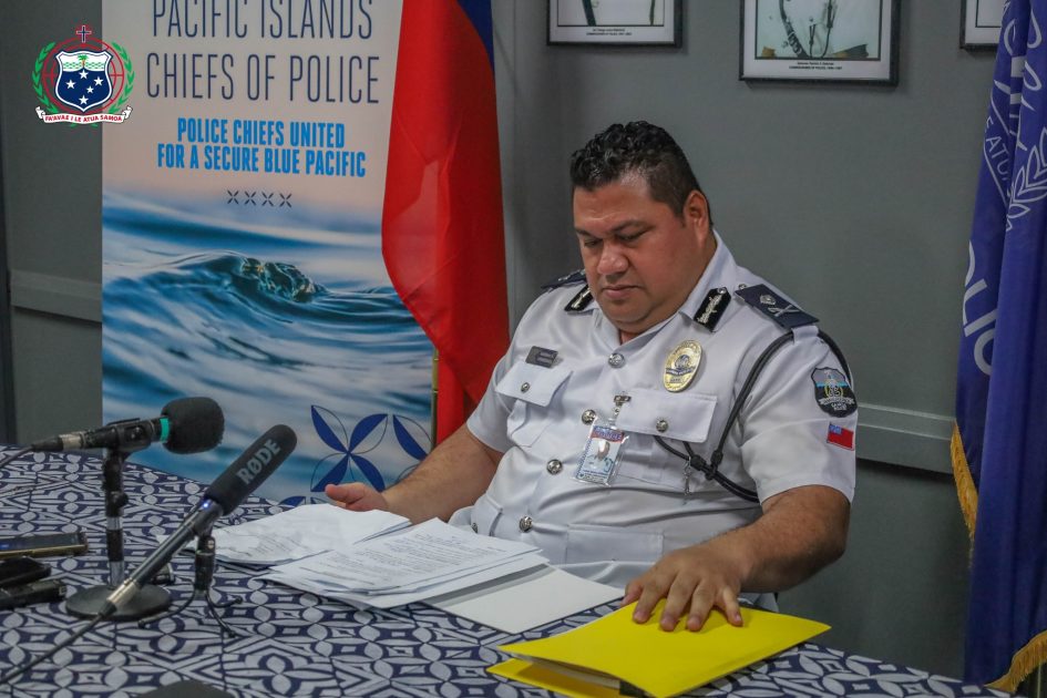 Samoa Police Acting Commissioner, Leiataua Samuelu Afamasaga