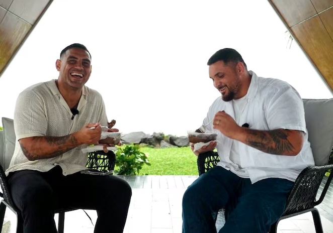 Tausami ma talanoa with Reni Maitua and Ronin Olsen Arran Rogers