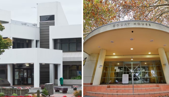 The list of drug and weapons found at the entrance to Rotorua and Tauranga courthouses has been revealed.