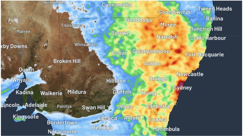 Flash flooding warnings have been issued for parts of NSW.