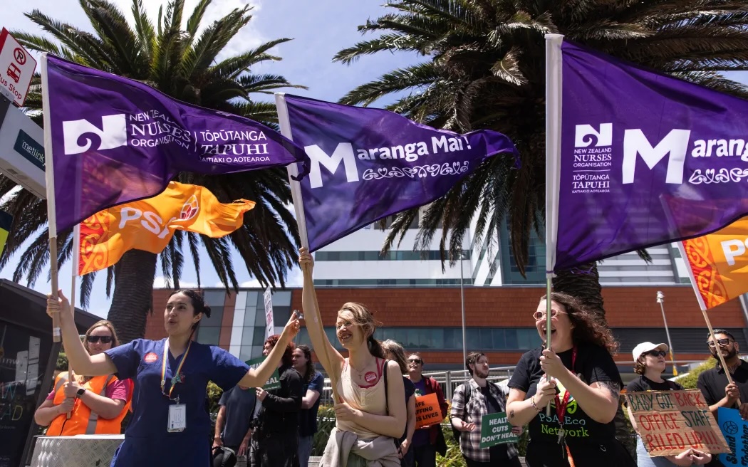 New Zealand Nurses Organisation strike on 28 November