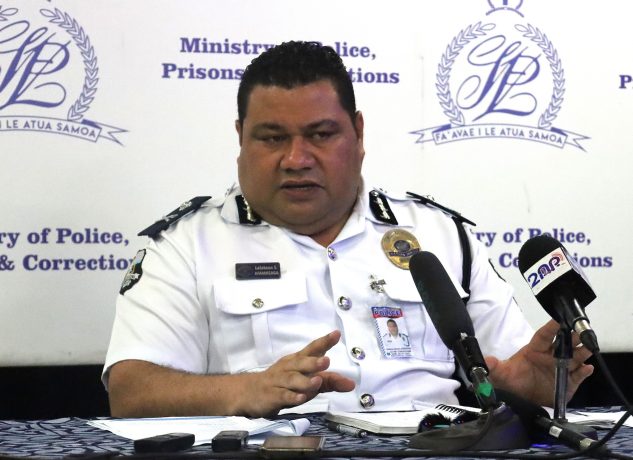 Samoa Police Acting Commissoner, Leiataua Samuelu Afamasaga.