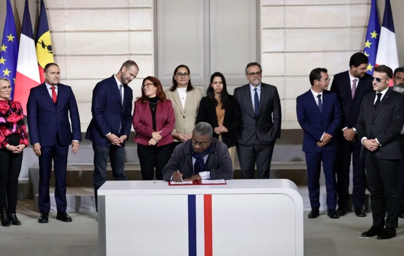 Another New Caledonia agreement signed in Paris.