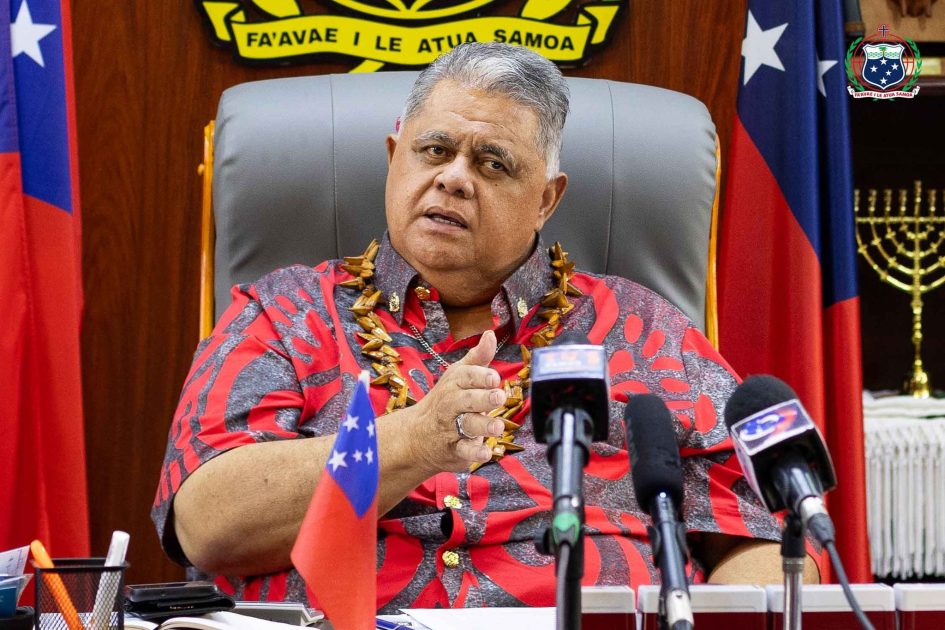 Hon PM, Laaulialemalietoa Leuatea Polataivao Fosi Schmidt.