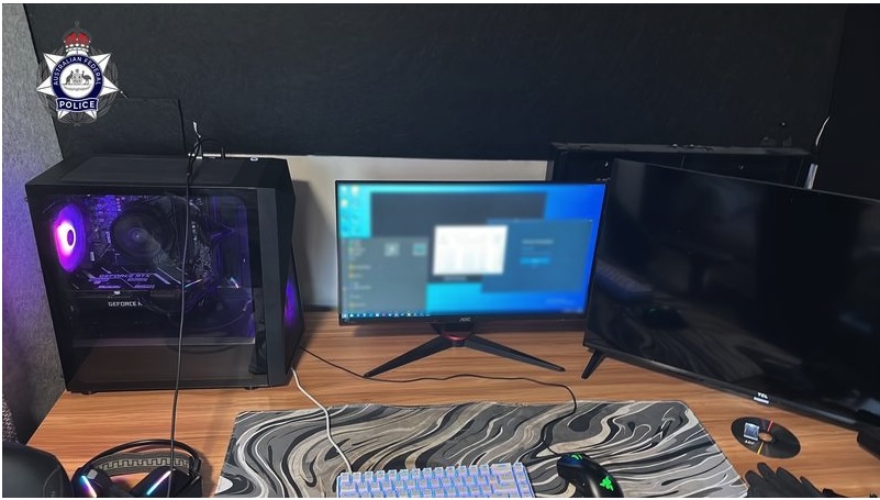 Police seized a number of electronic devices from the boy's home.