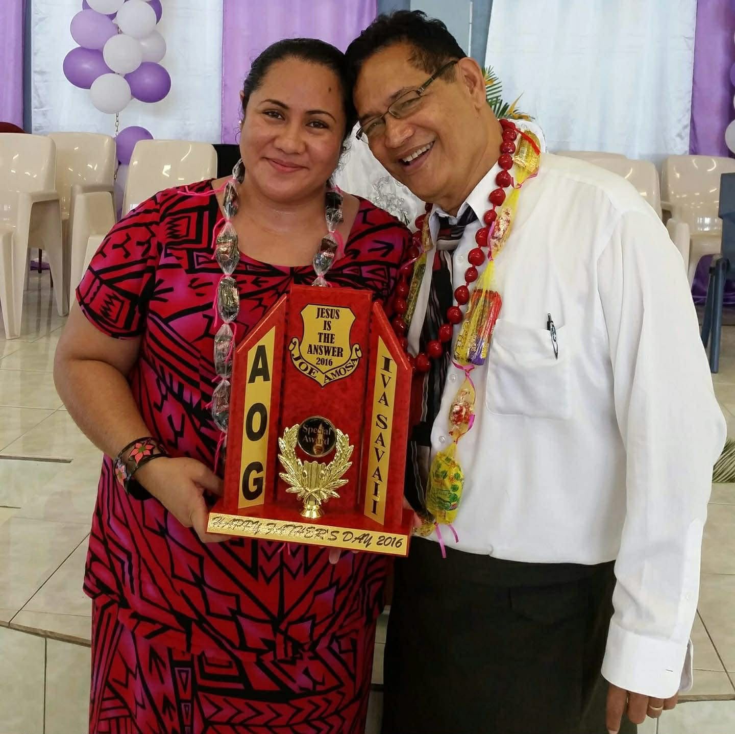 Ps Joe Amosa & faletua.