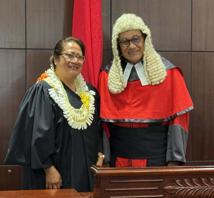 Sili Elizabeth Chan Tung-Peters was officially sworn in as a District Court judge on Tuesday, 27 Jan. 2026