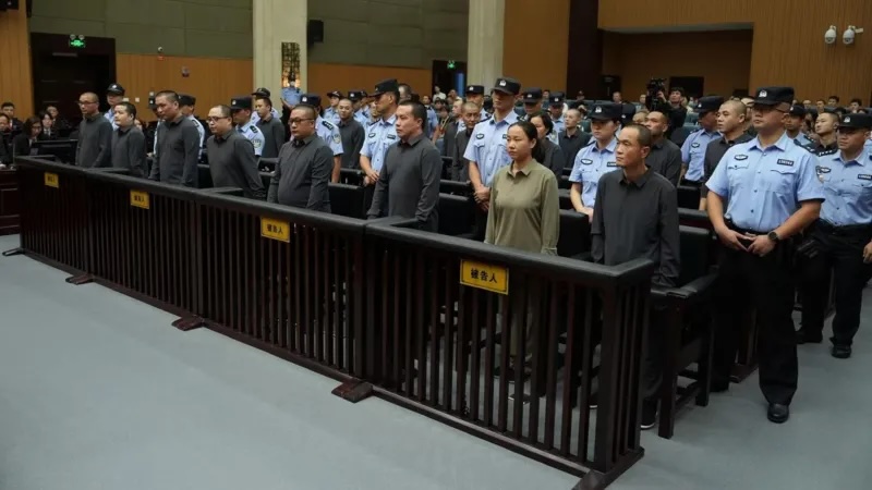 Dozens of members of the Ming family were sentenced in September.
