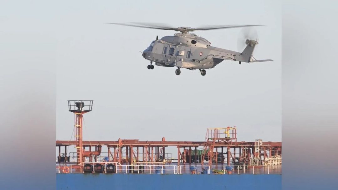 The Grinch had set sail from Murmansk in northern Russia, French officials said.