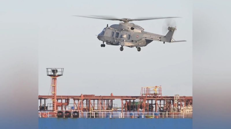 The Grinch had set sail from Murmansk in northern Russia, French officials said.