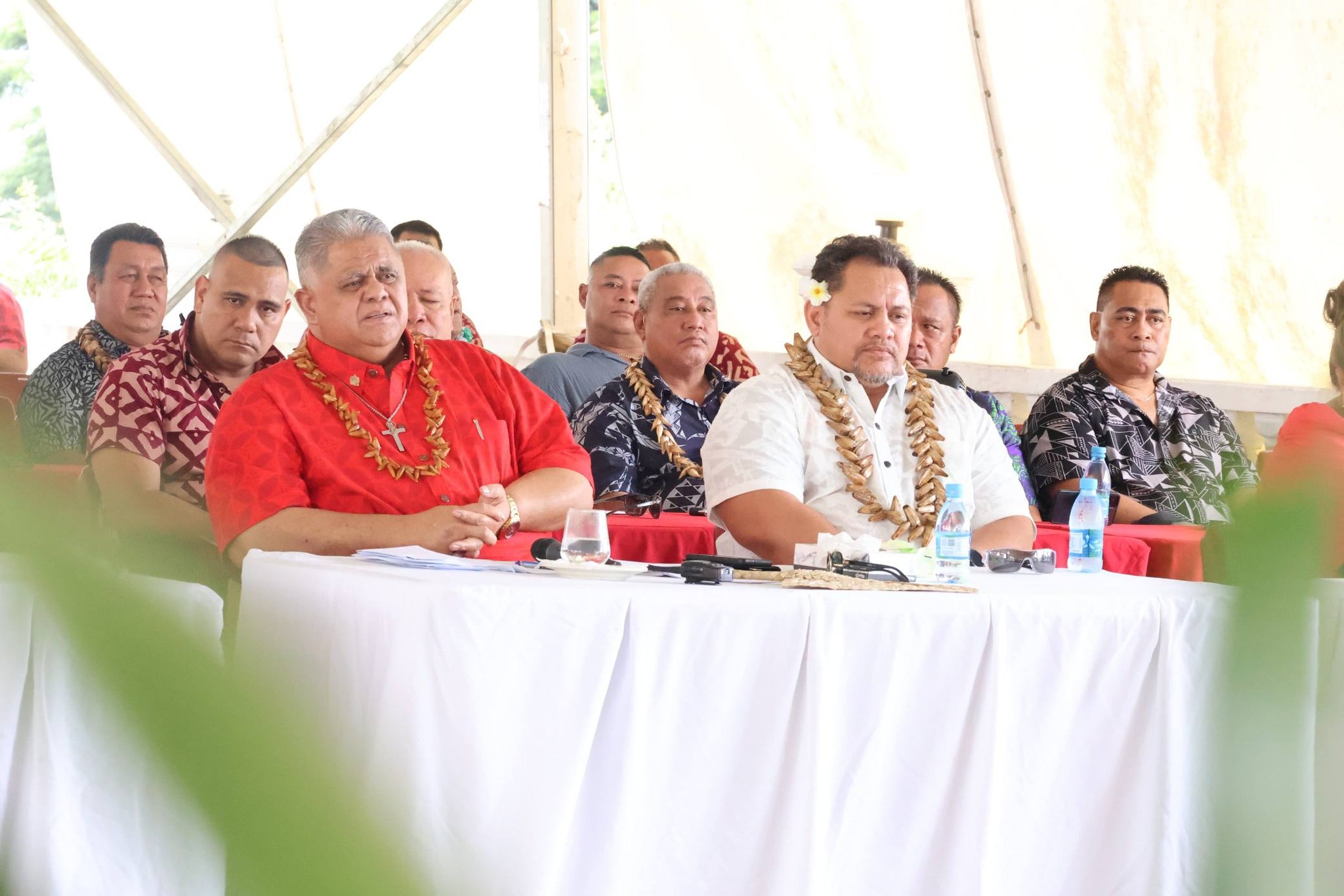 Motuopuaa Seve Henney Afereti Papalii with PM Laaulialemalietoa Leuatea Polataivao Fosi Schmidt