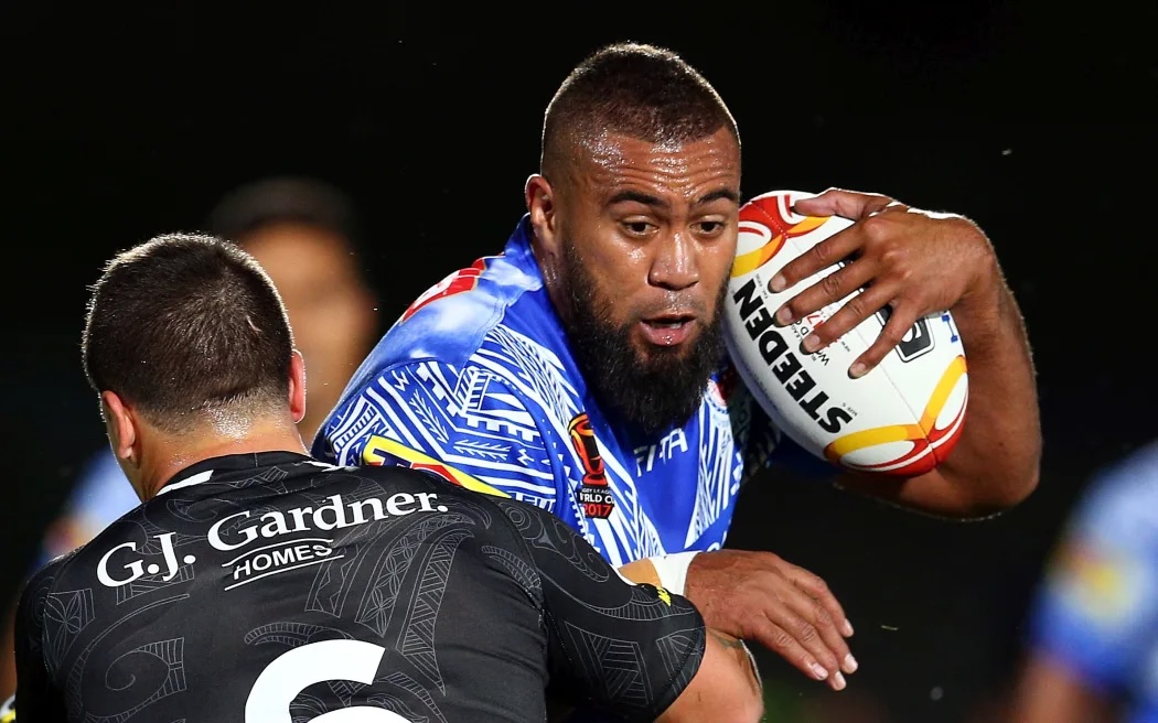 Frank Pritchard played for New Zealand at the 2013 Rugby League World Cup before captaining Toa Samoa in 2017.