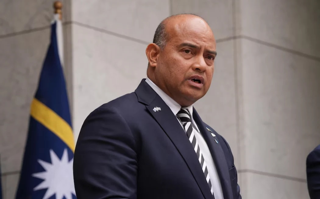 Nauru President David Adeang.