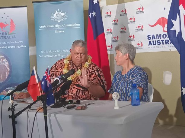 PM Laaulialemalietoa and Hon Penny Wong