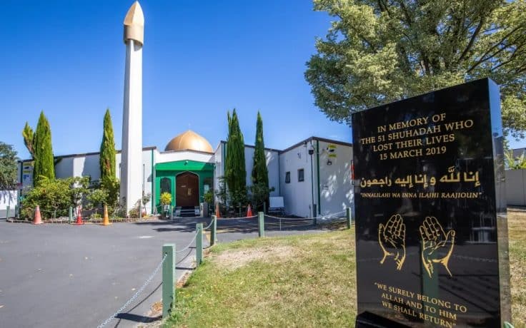 Al Noor Mosque where 51 people were killed in a terrorist attack in 2019.