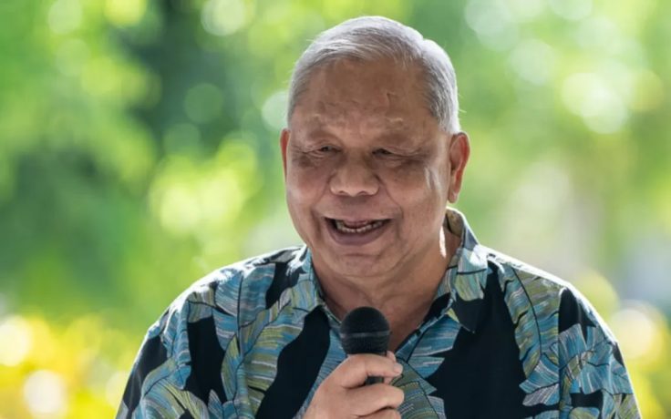 CNMI governor David Apatang