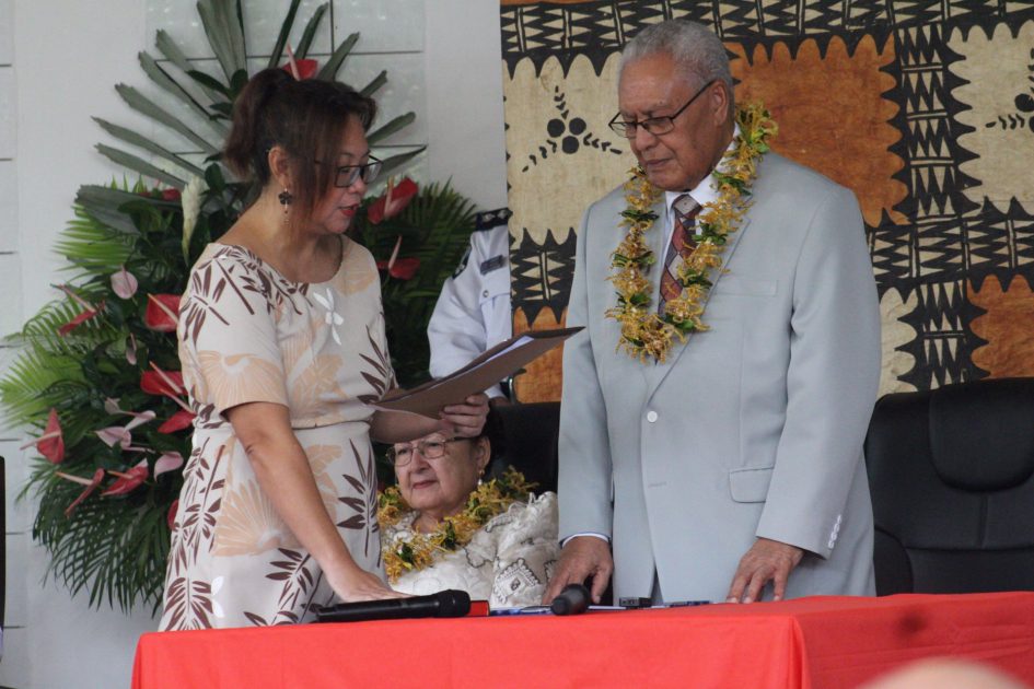 New elected AG for Samoa, Afioga Salā Mauga Precious Chang