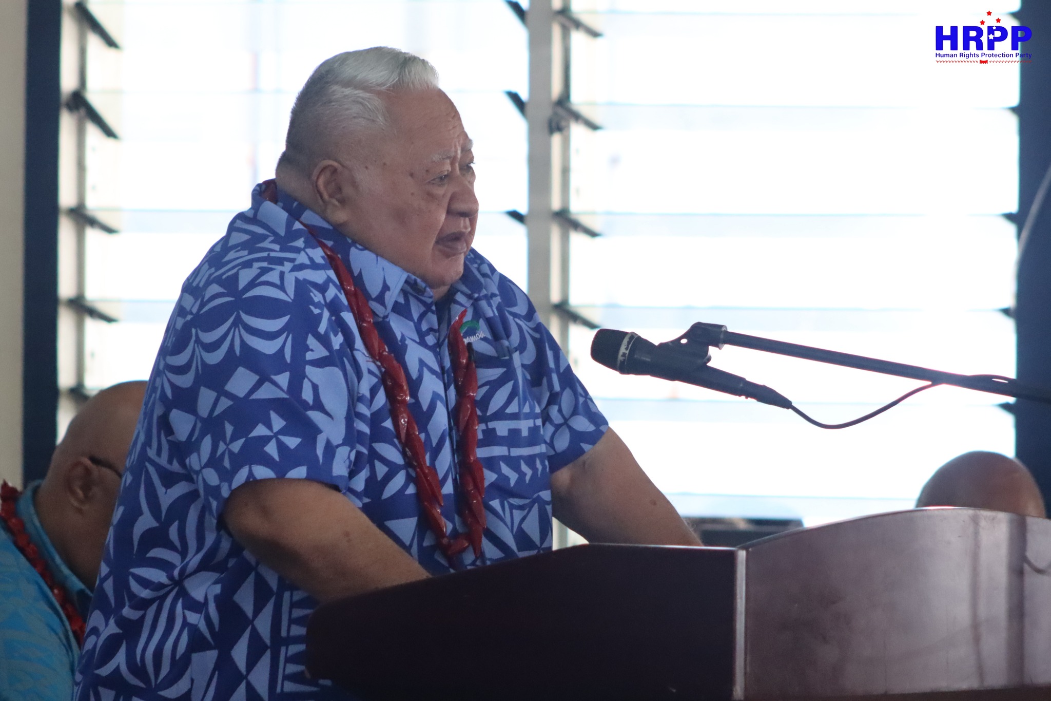 Leader of HRPP, Hon Tuilaepa Lupesoliai Sailele Malielegaoi