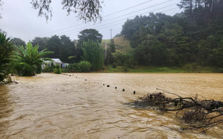 Flooding in Kiripaka, Northland.