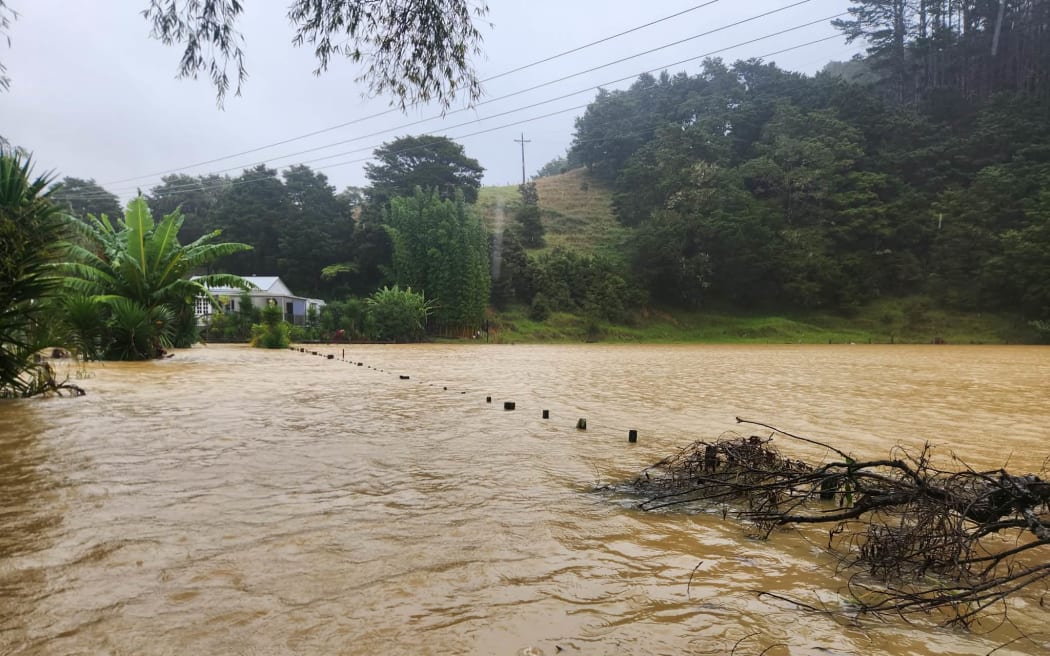 Flooding in Kiripaka, Northland.