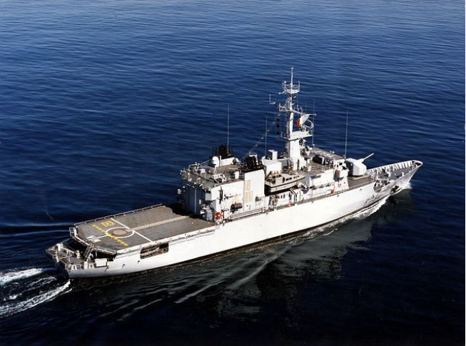 French Navy vessel in Samoa. Photo: