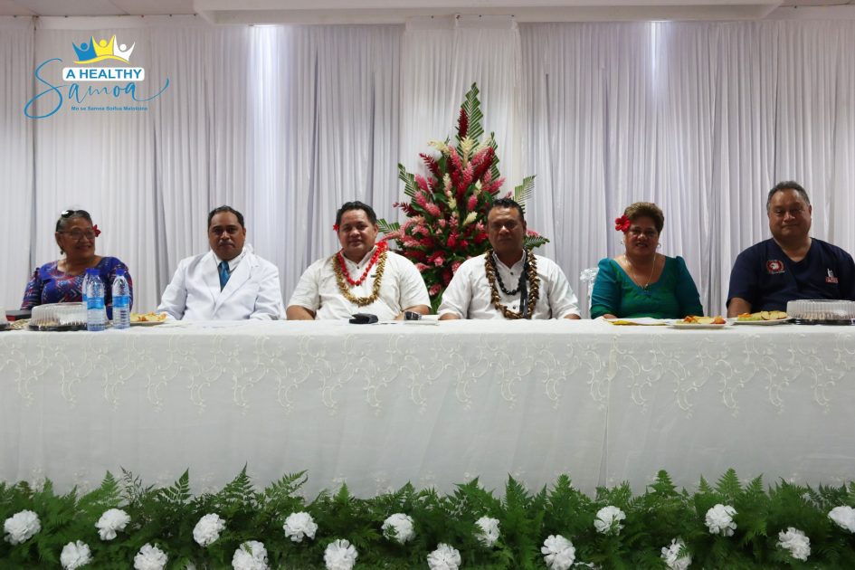 Official welcome of the Honorable Associate Minister of Health, Hon. Motuopua'a Seve Henney Papalii Afelē.