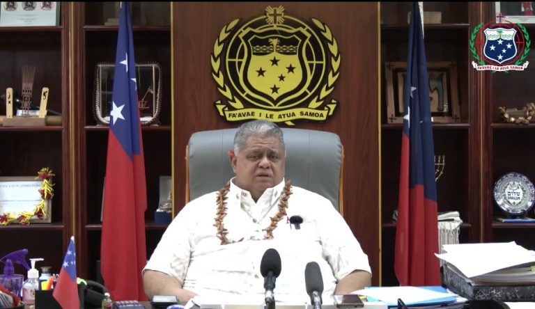 Hon PM Laaulialemalietoa Leuatea Polataivao Fosi.