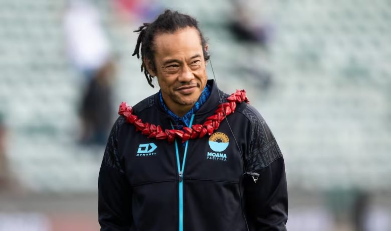 Moana Pasifika head coach and former All Black Tana Umaga.