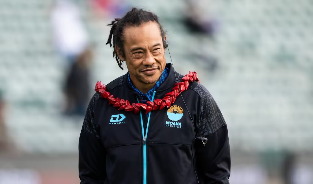 Moana Pasifika head coach and former All Black Tana Umaga.