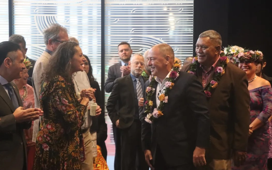 Cook Islands PM Mark Brown speaking to stakeholders, partners, and our Cook Islands community in Wellington. 18 March 2026.