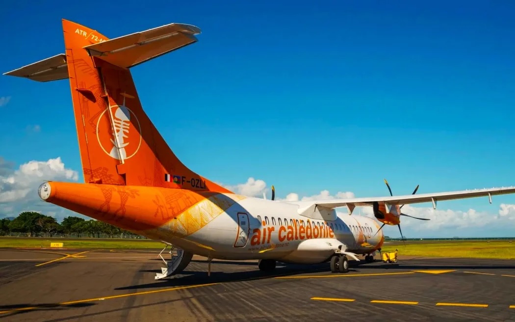 An ATR-72 aircraft from Air Calédonie.