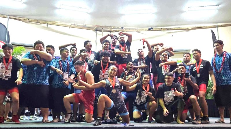 Samoa wrestling team 2026.
