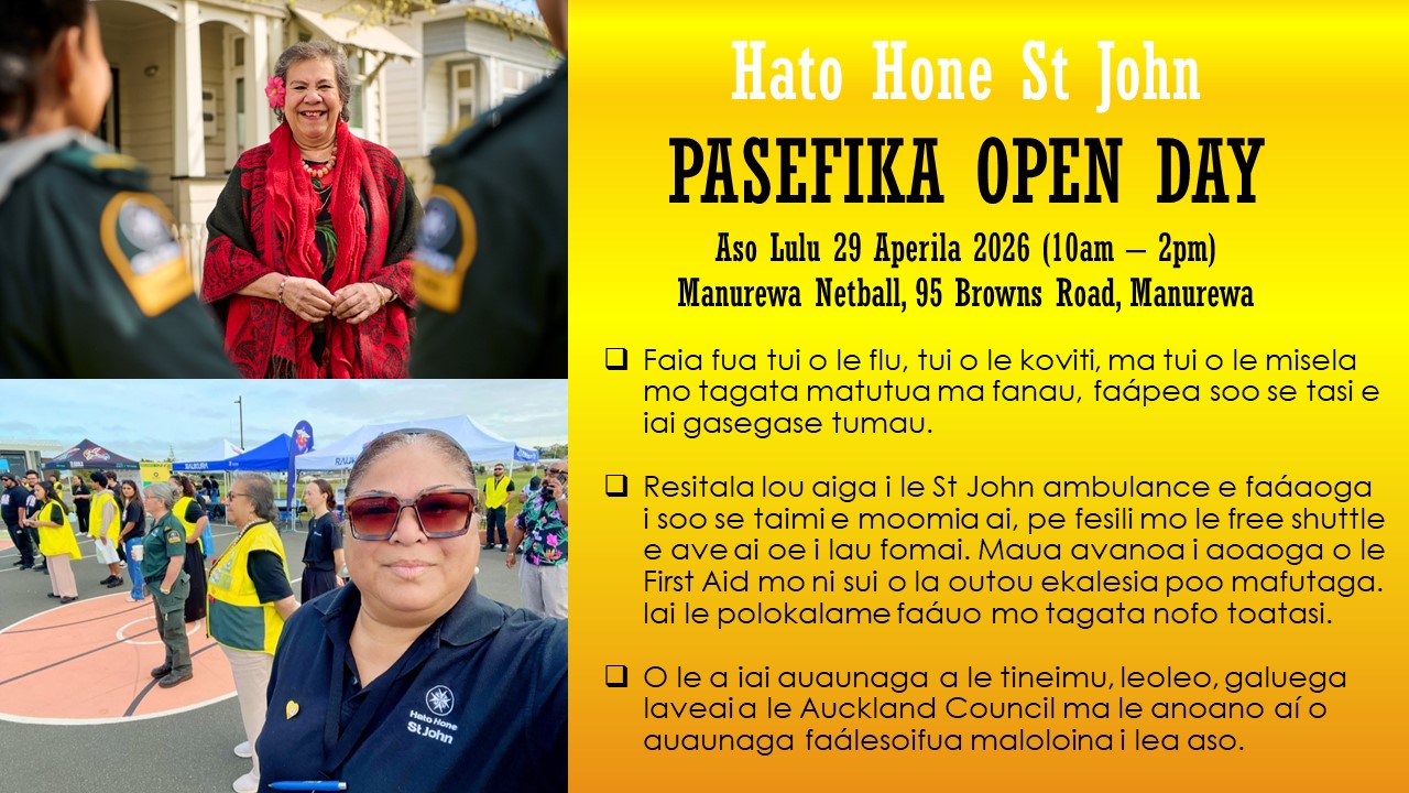 Hato Hone St John - Pasefika Open Day